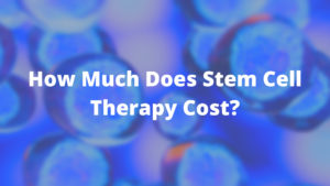 how much does stem cell therapy cost?