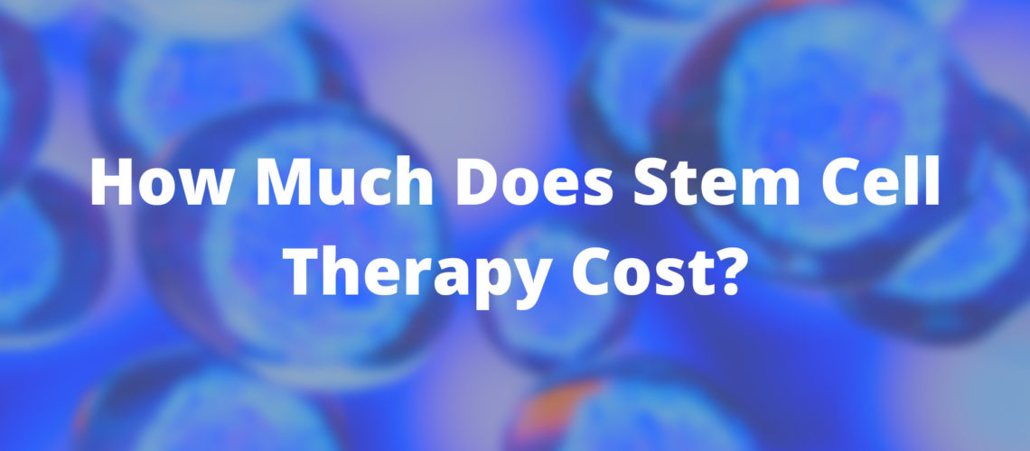 how much does stem cell therapy cost?